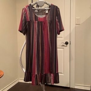 BCBGENERATION soft knit shift dress, size L